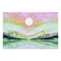 *~* AP67 Pastel Abstracte Kunst Schilderen Natuur
