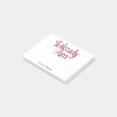 *~* AP85 12 Bloemen Dankbaarheid Manifest AL AM Post-it® Notes (Schuin)