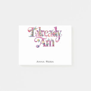 *~* AP85 Bloemen Dankbaarheid Manifest AL AM Post-it® Notes