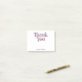 *~* AP85 Bloemen Dankbaarheid Manifest Dank u Post-it® Notes (Op bureau)