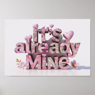 *~* AP85 Harten Wet van Attractie Manifestatie Poster