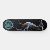 *~* AP88 Elementaire Metallic Fierce Blauwgroen Dr Skateboard (Horizontaal)
