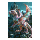 *~* AP88 Fantasy Shimmering Dragon Wall Art 15 Foto Afdruk (Voorkant)