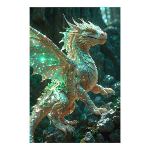 *~* AP88 Fiery Fantasy Dragon Wall Artwork 12 Foto Afdruk