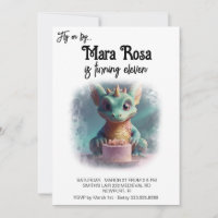 *~* AP88 FOTO HAPPY Baby Dragon Verjaardagsfeestje