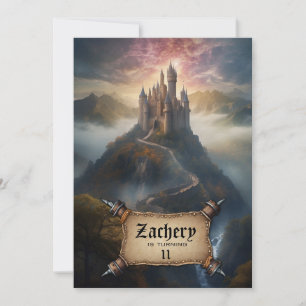 *~* AP88 Mountain Castle Medieval Fantasy Verjaard Kaart