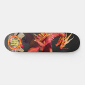 *~* AP88 Ring van Vuur Elementale Draak Fierce Skateboard (Horizontaal)
