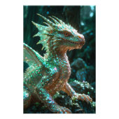 *~* AP88 Sparkling Fantasy Dragon Wall Art 23 Foto Afdruk (Voorkant)