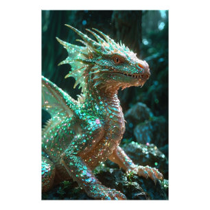 *~* AP88 Sparkling Fantasy Dragon Wall Art 23 Foto Afdruk