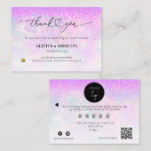 *~* AP8 QR Korting DANK U - LOGO Review Informatiekaartje (Voorkant / Achterkant)