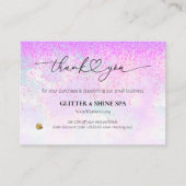 *~* AP8 QR Korting DANK U - LOGO Review Informatiekaartje (Voorkant)