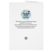 *~* AP94 17 Hockey Girl Player Cute Birthday Card (Dos)