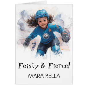 *~* AP94 1.7 Schattig Hockey Meisje Personaliseer
