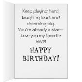 *~* AP94 Fille de Hockey mignonne Personnaliser An (Intérieur (Droit))