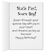 *~* AP94 Ice Hockey Girl Player12 Cute Birthday (Intérieur (Droit))