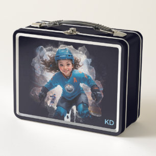 *~* AP94   IJshockey Meisje Speler Schattig Initia