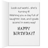 *~* AP94 Mignonne Hocky Girl 18 Personnaliser Anni (Intérieur (Droit))