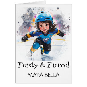 *~* AP94 Mignonne Hocky Girl 1 Personnaliser Anniv