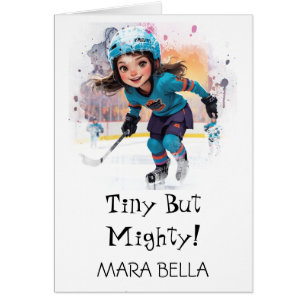 *~* AP94 Schattige Hockey Meisje 12 Personaliseer 