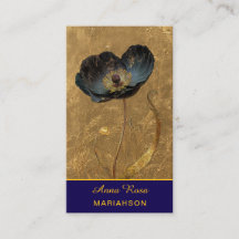 *~* AP98 Elegante Bloem Goud 27 Vintage QR