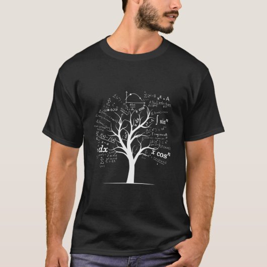 Ap Calculus Algebra Tree Math Teacher Nerd Geek T-shirt (Voorkant)