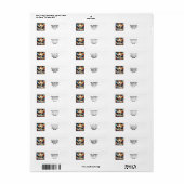 AP Communion Host en Chalice Expressionist Effect Etiket (Full Sheet)