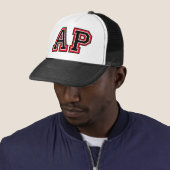 "AP"-monogram Trucker Pet (In situ)