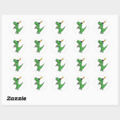 AP-T-rex Dinosaurus Spelen Honkbal Ronde Sticker (Vel)