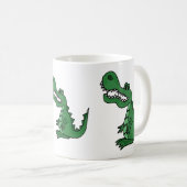 AP tasse drôle d'alligator (Devant droit)