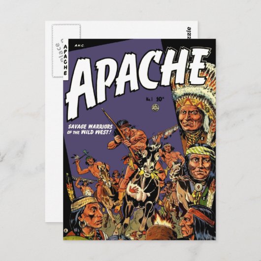 Apache 1 briefkaart (Voorkant / Achterkant)