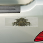 Apache Attack Helikopter Bumpersticker (Op auto)