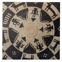 Apache Basket Weaving Art Tegeltje