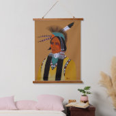 Apache Ben Hangend Wandkleed (Slaapkamer)