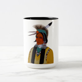 Apache Ben Tweekleurige Koffiemok