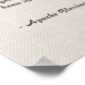 Apache Blessing Poster (Hoek)