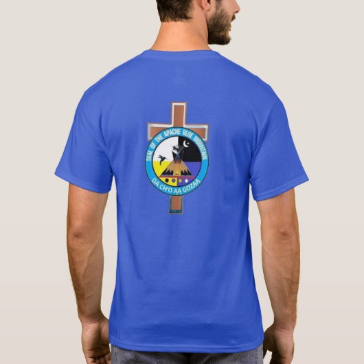 Apache Blue Mountain kerk T-shirt (Achterkant)