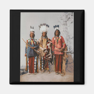 Apache Chiefs Garfield Ouche Te Foya 1899 Magneet