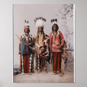 Apache Chiefs Garfield Ouche Te Foya 1899 Poster