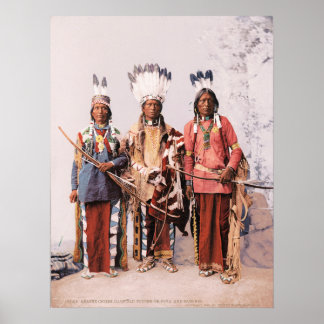 Apache Chiefs Garfield, Ouche-te Foya en Sanches. Poster