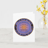 Apache die notecard zegenen kaart (Gele Bloem)