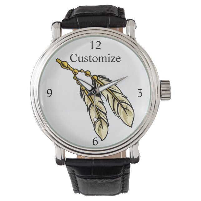 Apache Feathers Thunder_Cove Horloge (Voorkant)