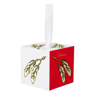 Apache Feathers Thunder_Cove Kubus Ornament