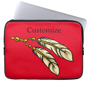 Apache Feathers Thunder_Cove Laptop Sleeve