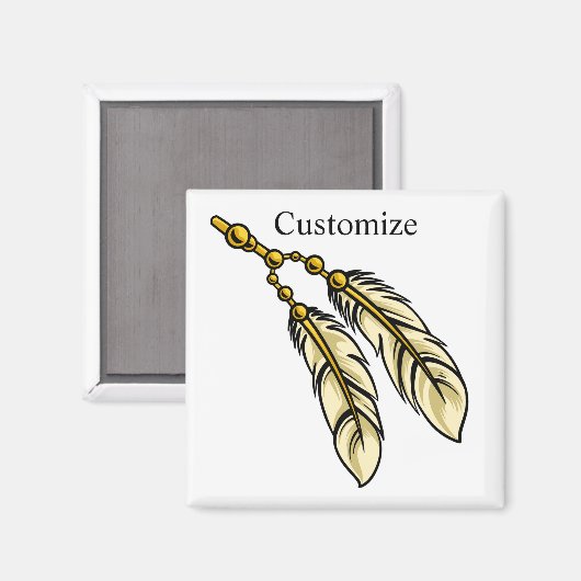 Apache Feathers Thunder_Cove Magneet (Voorkant / Achterkant)