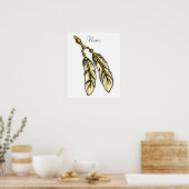 Apache Feathers Thunder_Cove Poster (Keuken)