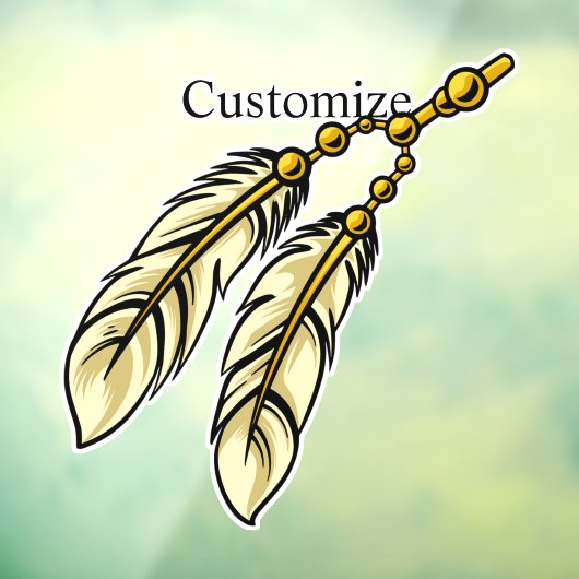 Apache Feathers Thunder_Cove Raamsticker (Vel 3)