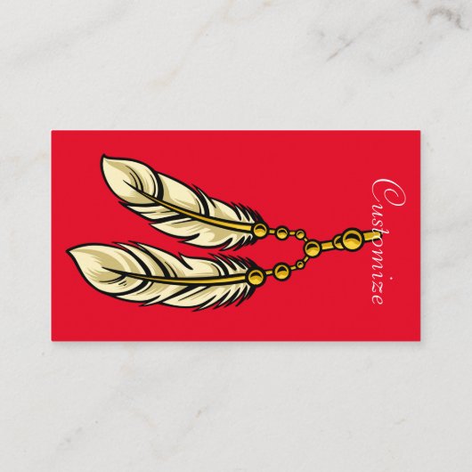 Apache Feathers Thunder_Cove Visitekaartje (Achterkant)