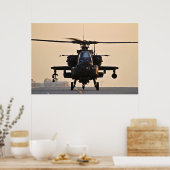 Apache Head on Poster (Keuken)