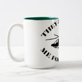 Apache Helicopter drôle de tasse (Gauche)