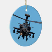 Apache Helikopter Keramisch Ornament (Rechts)